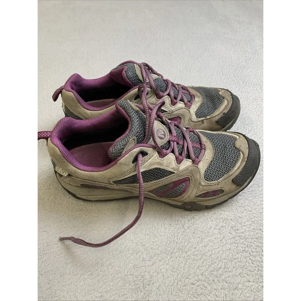 MERRELL Shoes Women's 6.5 Select‎ Dry Gray Purple Laces Air Cushion Select Grip